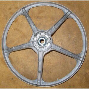 Whirlpool Washer Drive Pulley WP8182650 W/Bearing Snap Ring and Retaining Nut